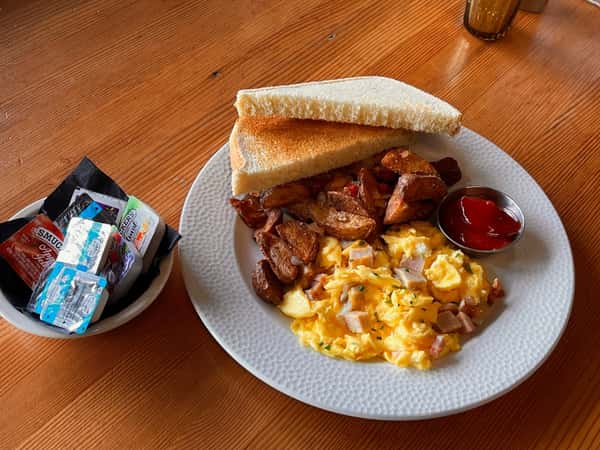 Ham & Cheese Scramble