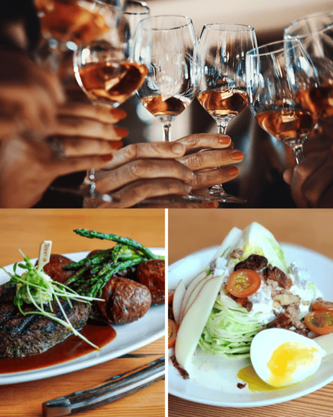 wine and dinner