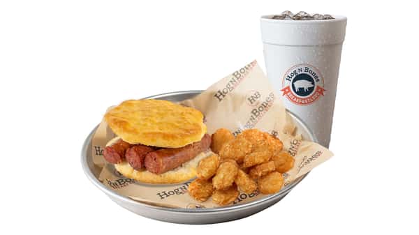 Sausage Link Biscuit Combo
