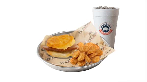 #3 Ham Biscuit Meal