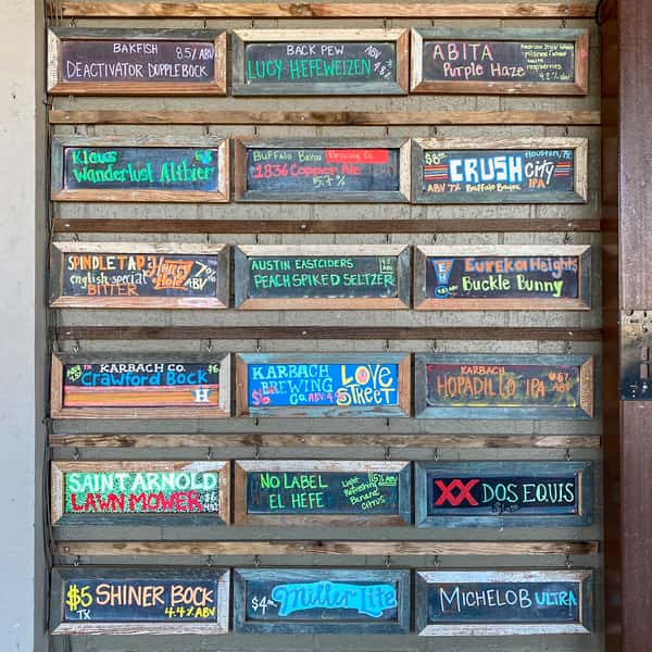 beer names on the wall