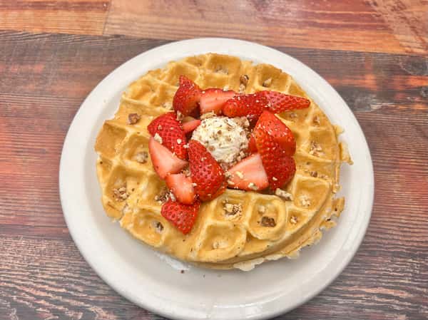 Strawberry Pecan Waffle