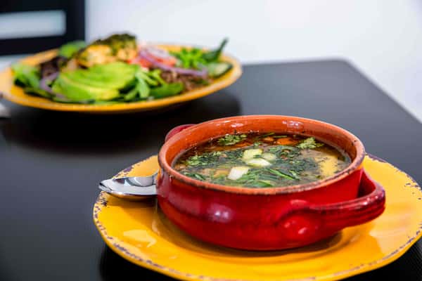 Homemade and delicious soup