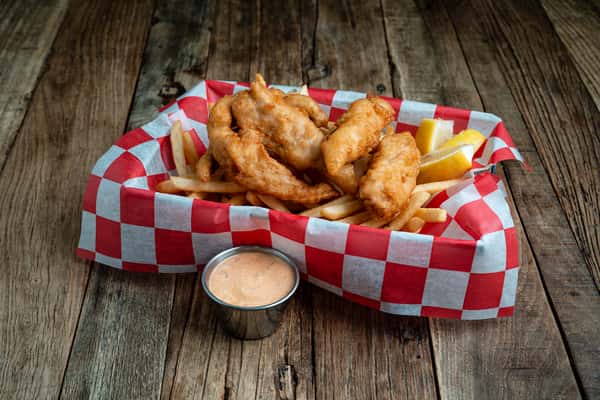 Walleye Fish and Chips Basket