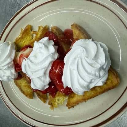 Strawberry french toast