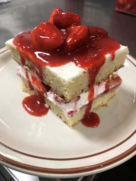 Strawberry shortcake sandwhich