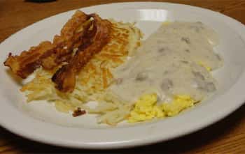 bacon and eggs
