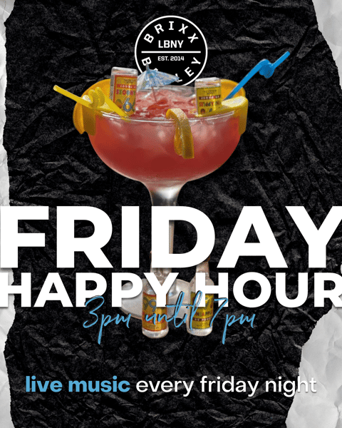 FRIDAY HAPPY HOUR - Brixx & Barley