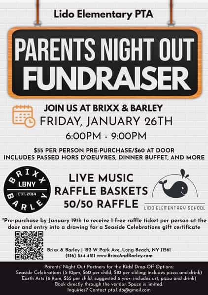 Lido Elementary Parents' Night Out Fundraiser