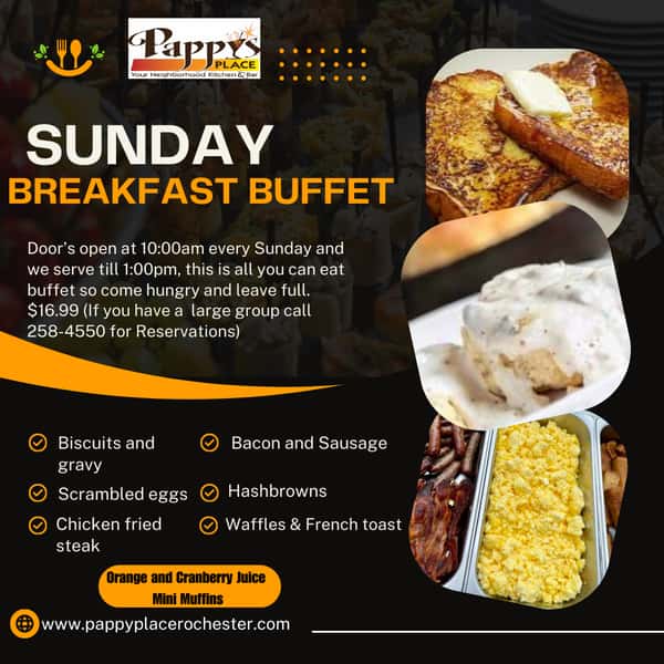 Sunday All You Can Eat Breakfast Buffet
