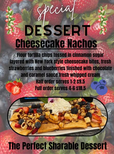 Pappy's Cheesecake Nachos
