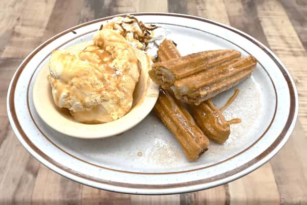 Churros with Ice Cream