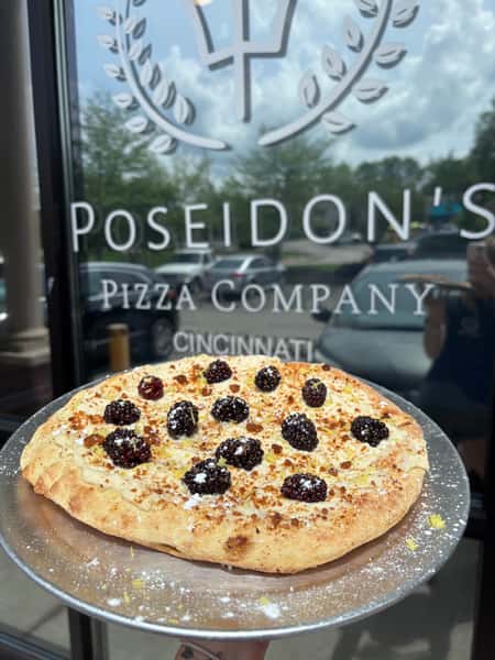 BlackBerry & Lemon Dessert Pizza