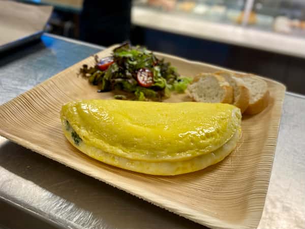 Creamed Spinach Omelet
