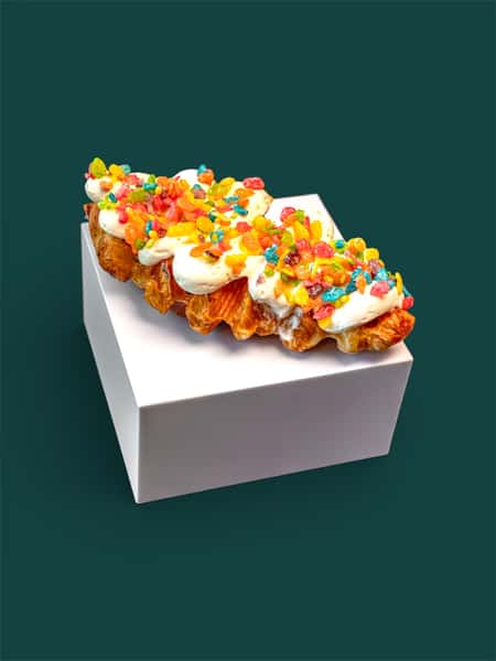 Fruity Pebbles Croffle