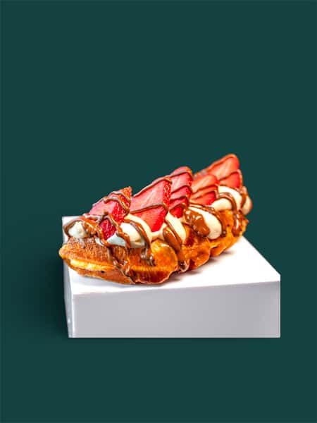 Strawberry Croffle