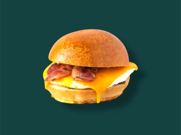 Bacon & Egg W/ Cheese On Hamburger Brioche