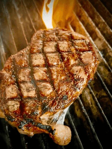 flame broiled ribeye