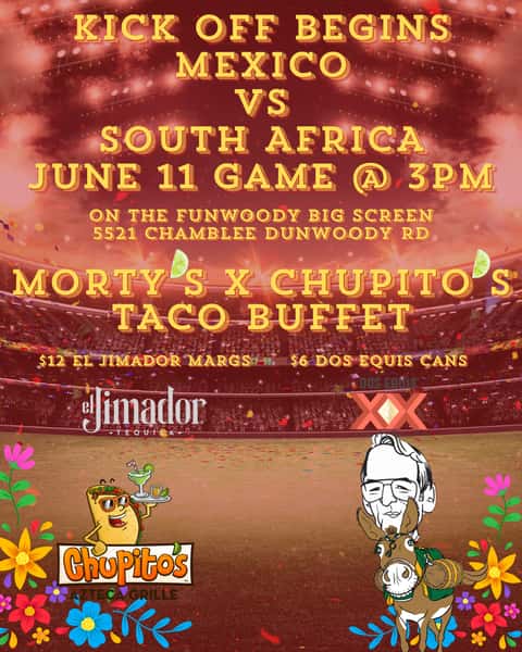 Morty's X Chupito's Taco Buffet