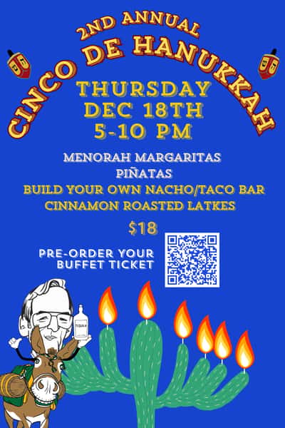 cinco de hanukkah 2025