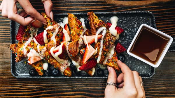 Fruity Pebbles French Toast