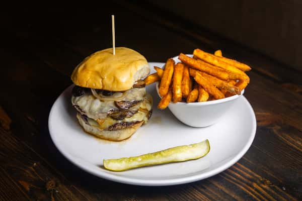 Mushroom Swiss Burger