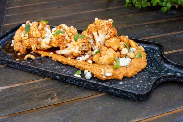 Smoked Romesco & Glazed Cauliflower