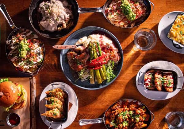 table of food
