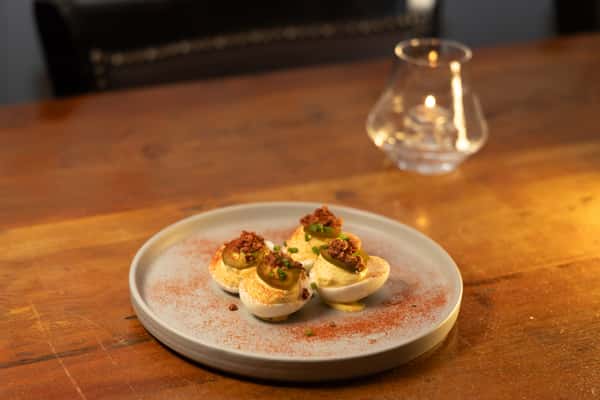 deviled eggs