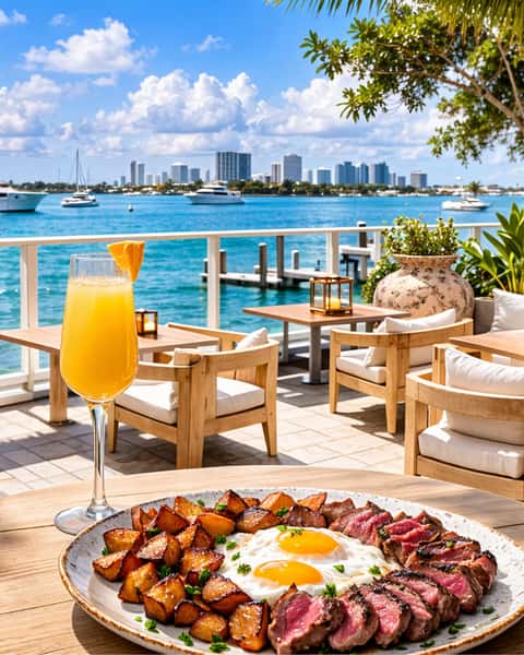 waterfront-brunch-miami-bay-view-pamplemousse-on-the-bay