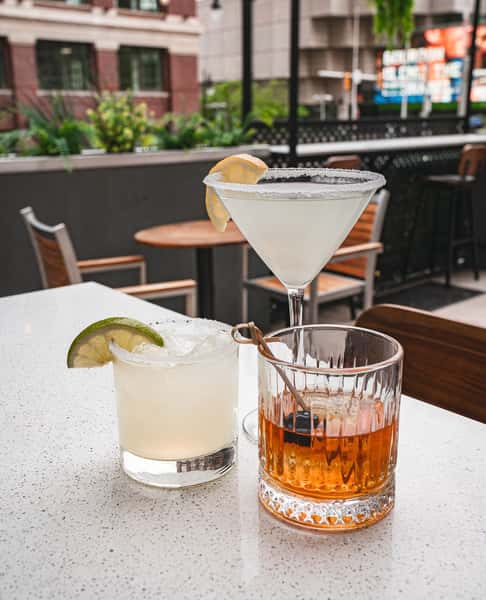 Pick your favorite Happy Hour cocktail. Daily 3pm-7pm at The Social Brews!