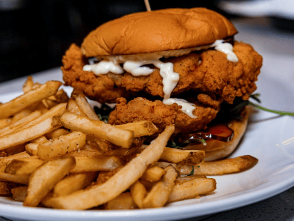 Chicken Sandwich with Fries