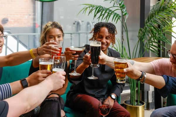 Cheers-ing