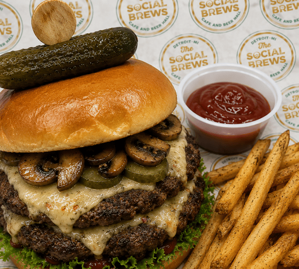 Smokin' Shroom Burger