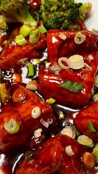 Bean Curd with General Tso's Sauce