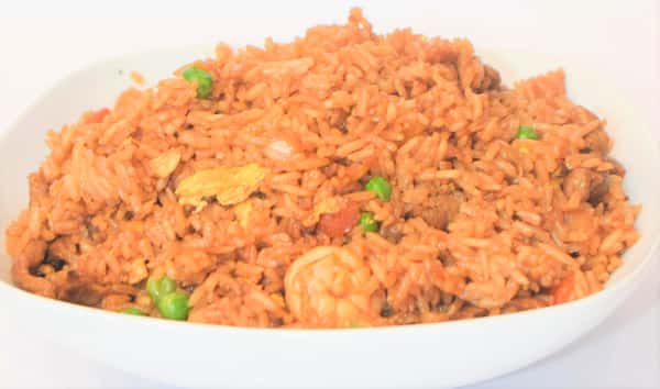 Combination Fried Rice with Manchurian Sauce