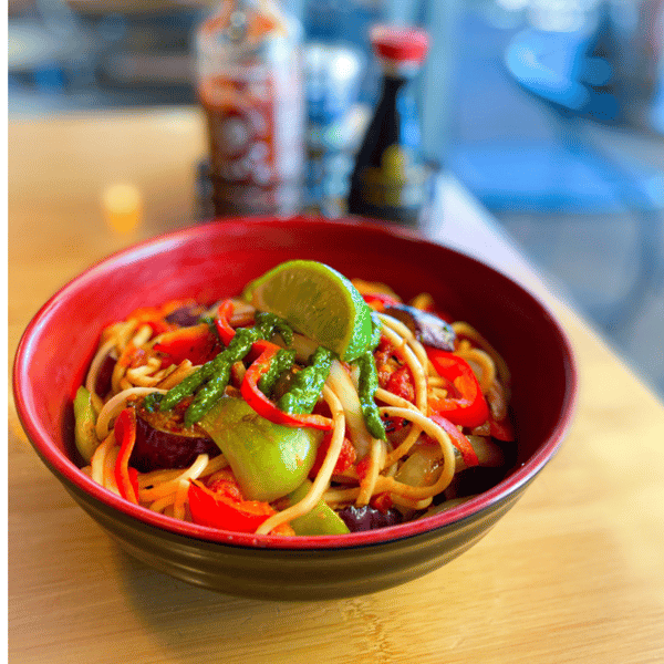 East meets West in this customer favorite stirfry featured every Monday