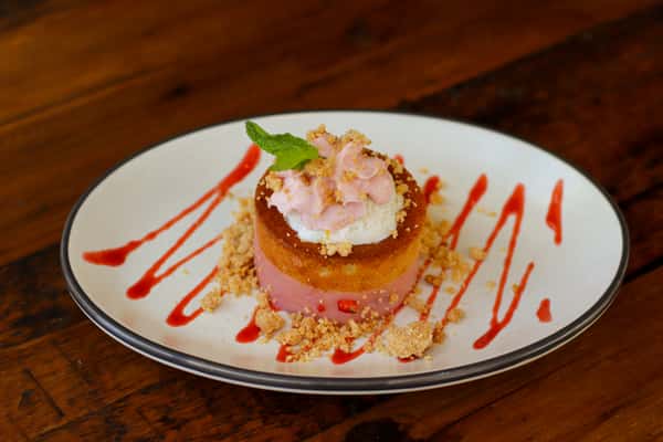 Strawberry Almond Cake
