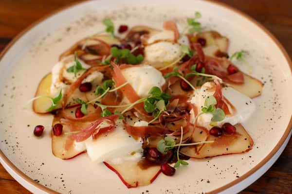 Burrata & Pear Crudo