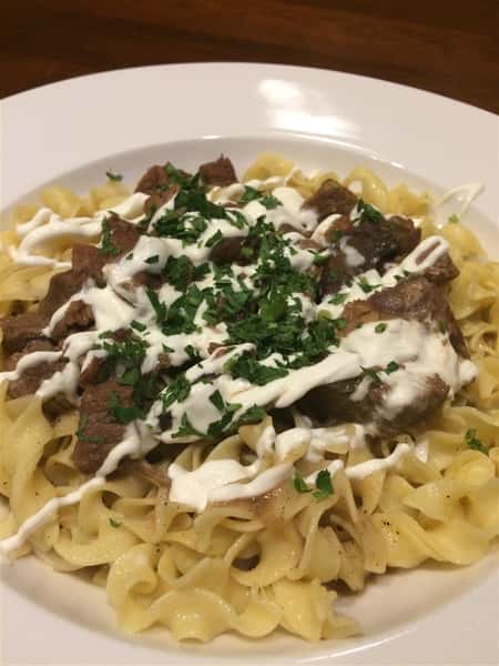 Beef Stroganoff