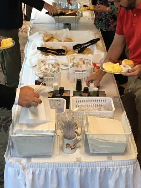 catering spread