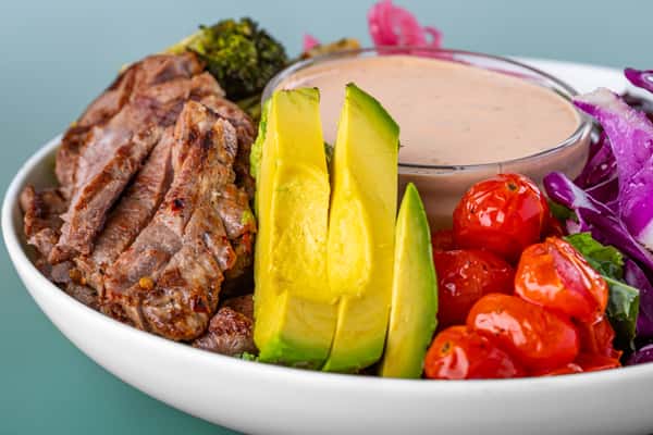 Chili Steak salad