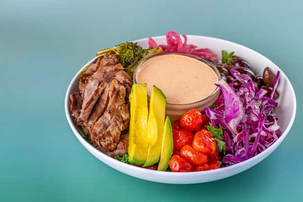 Chili Steak salad