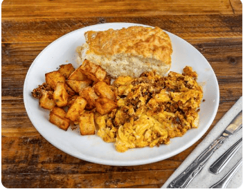 Eggs and Chorizo