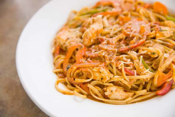 blackended chicken pasta