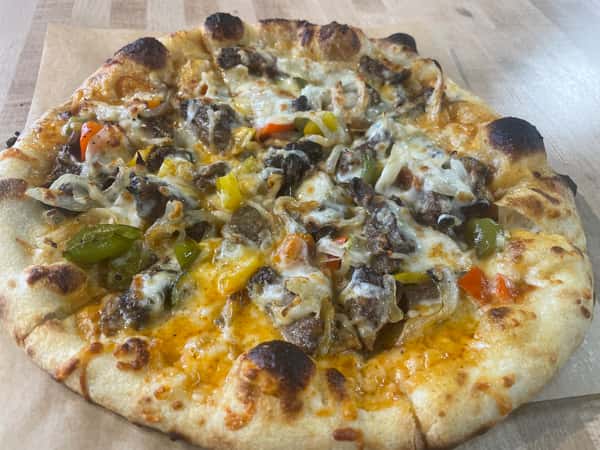Philly Cheesesteak Pizza