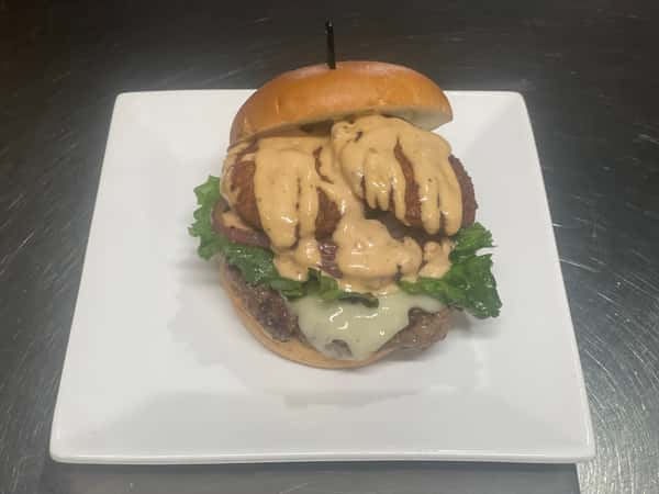 Fried Green Tomato Burger