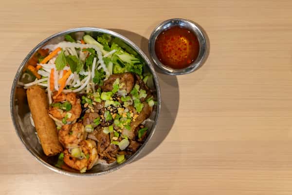 12. Vermicelli Noodle Bowl with Grilled Meat or Shrimp