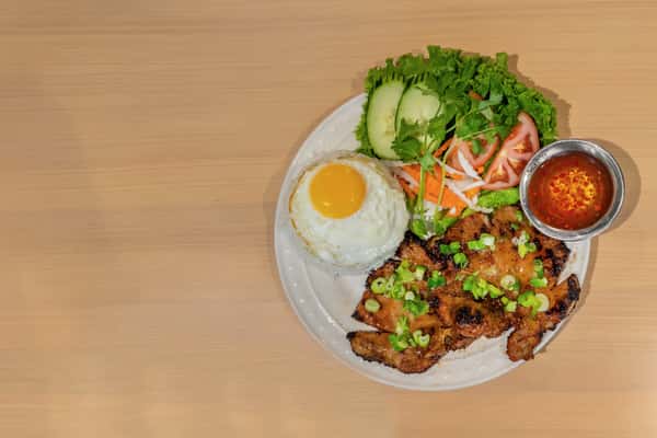 Grilled Pork Chop With Rice