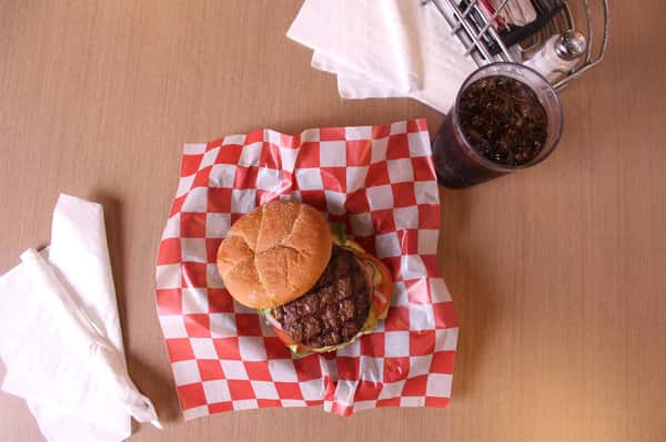 hamburger and cola